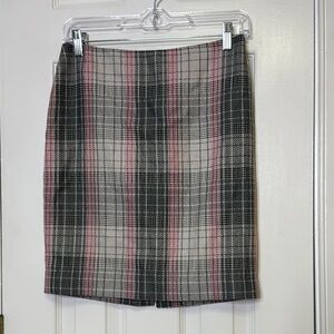 Talbots Pink and Black Pencil Skirt Knee-length for Work